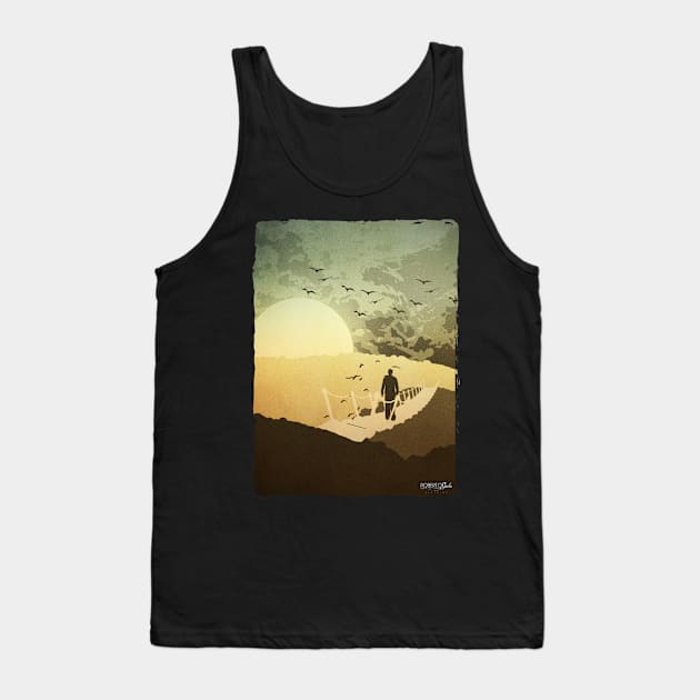 Walking Towards The Edge Of The Earth Tank Top by RNStudioMTL